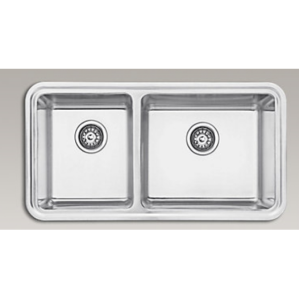 Kohler PROLOGUE K-3664T-H-NA 雙槽廚盆 (不銹鋼) 台上/台下雙用